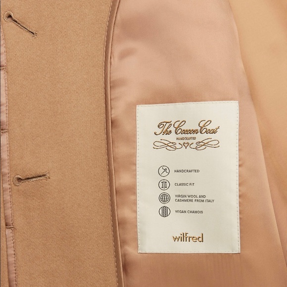 SOLD Aritzia Long Cocoon Coat - Picture 3 of 8